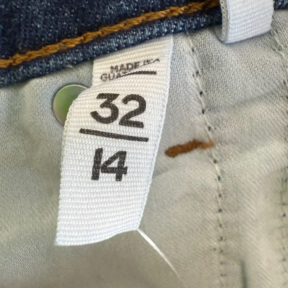 Ann‎ Taylor Loft Made and Loved Jeans Womens 32/14 Blue Slim Flare Jeans NEW